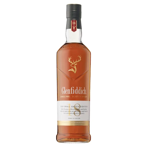 Glenfiddich 18 Year Old Single Malt Scotch Whisky 700mL
