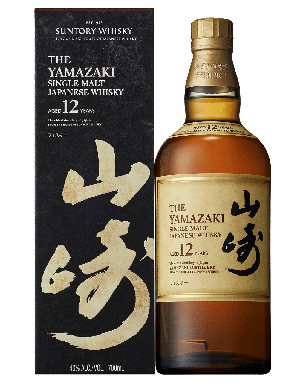 Yamazaki 12 Year Old Single Malt Japanese Whisky 700mL