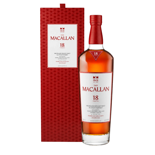Macallan 18 Year Old Sherry Oak Whisky 700mL